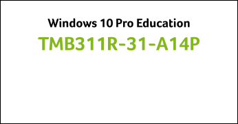 Windows 10 Pro Education TMB311R-31-A14P